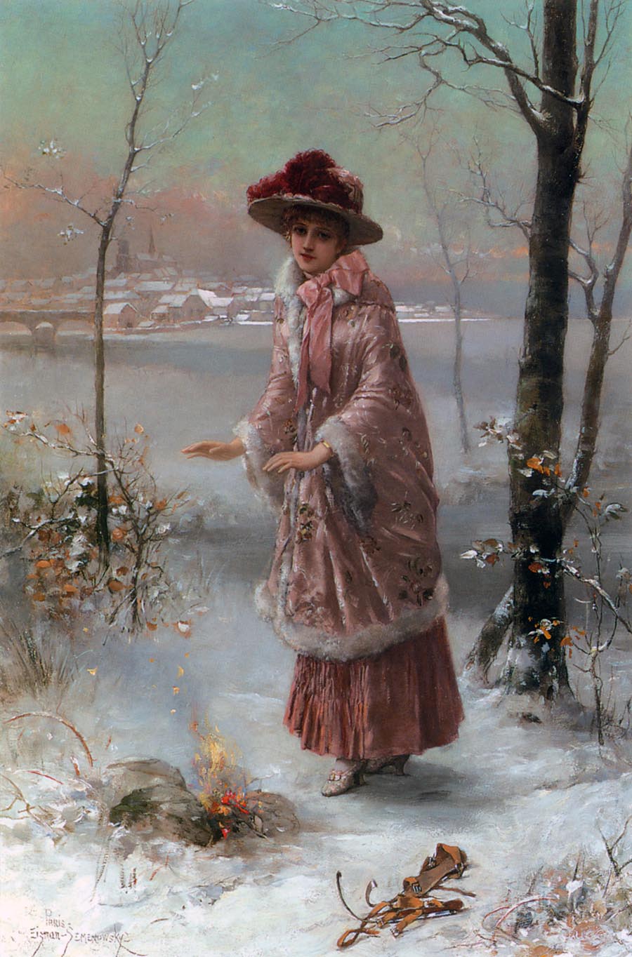 Émile Eisman-Semenowsky painting